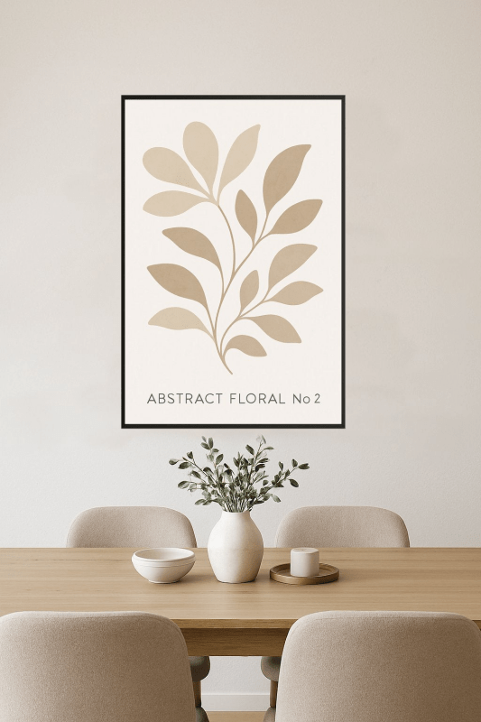 Abstrakcyjny Wydruk Sztuki Kwiatowej - CasaNookDecor