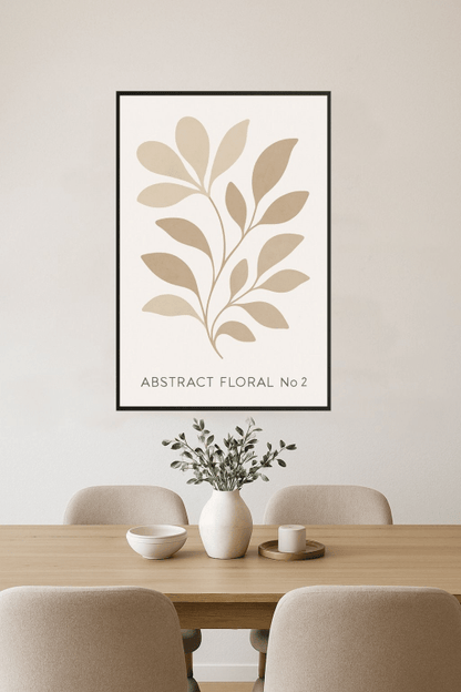 Abstrakcyjny Wydruk Sztuki Kwiatowej - CasaNookDecor
