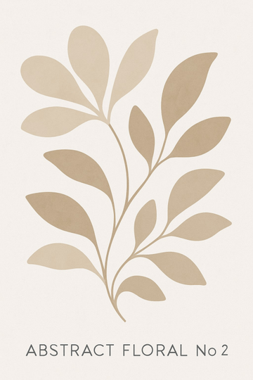 Abstrakcyjny Wydruk Sztuki Kwiatowej - CasaNookDecor