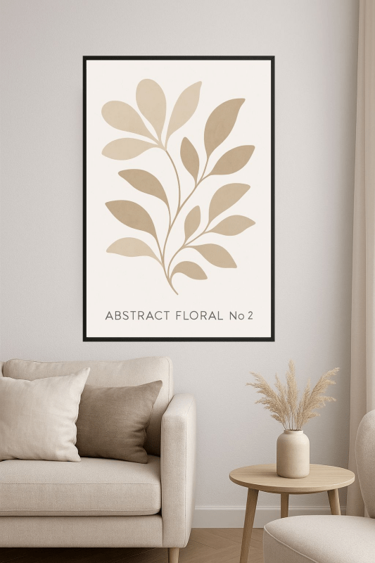 Abstrakcyjny Wydruk Sztuki Kwiatowej - CasaNookDecor