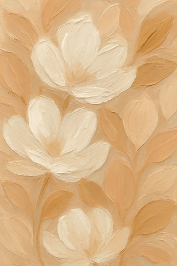 Abstrakcyjny Wzór Kwiatowy w Druku - CasaNookDecor – plakat do druku