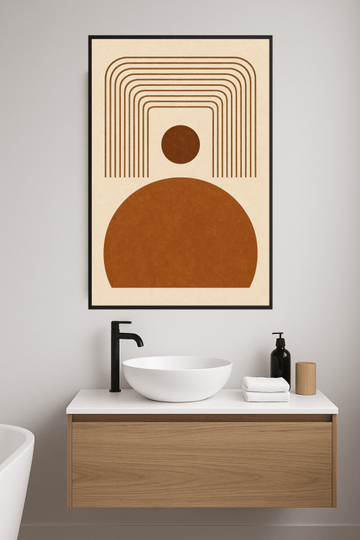 Abstrakcyjny Ziemisty Design - CasaNookDecor