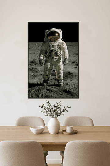Astronauta Na Księżycu - CasaNookDecor – plakat do druku