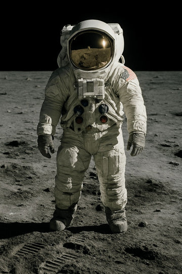 Astronauta Na Księżycu - CasaNookDecor – plakat do druku