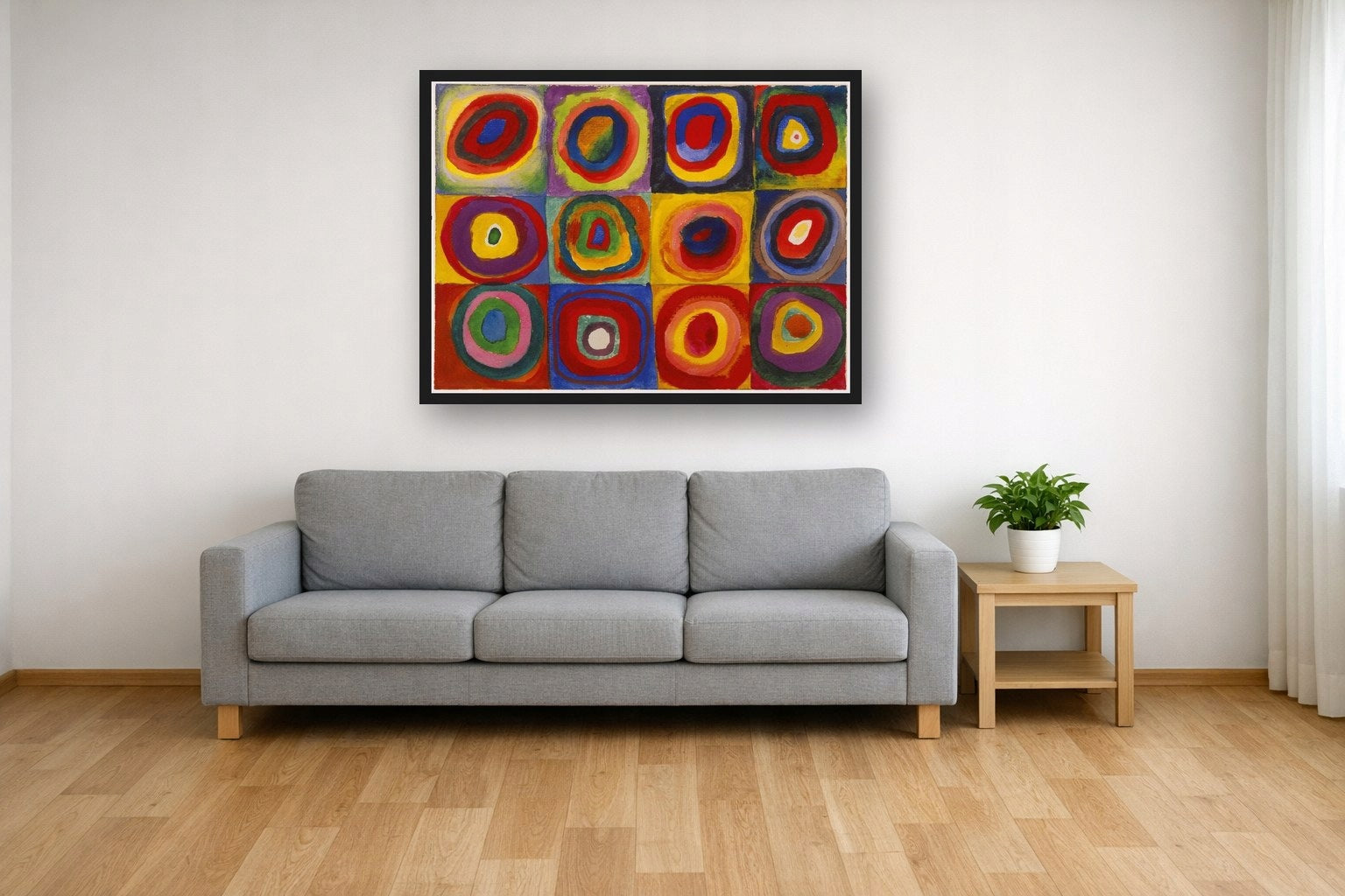 Kwadraty Z Kołami Kandinsky — Plakat
