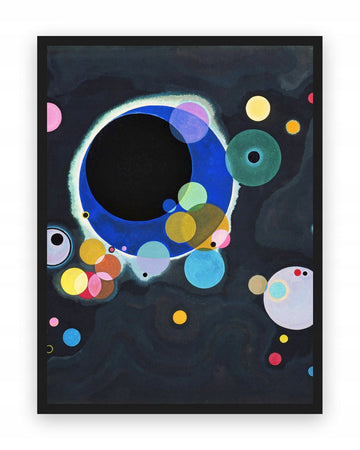 Kilka Kół Kandinsky — Plakat – plakat na ścianę