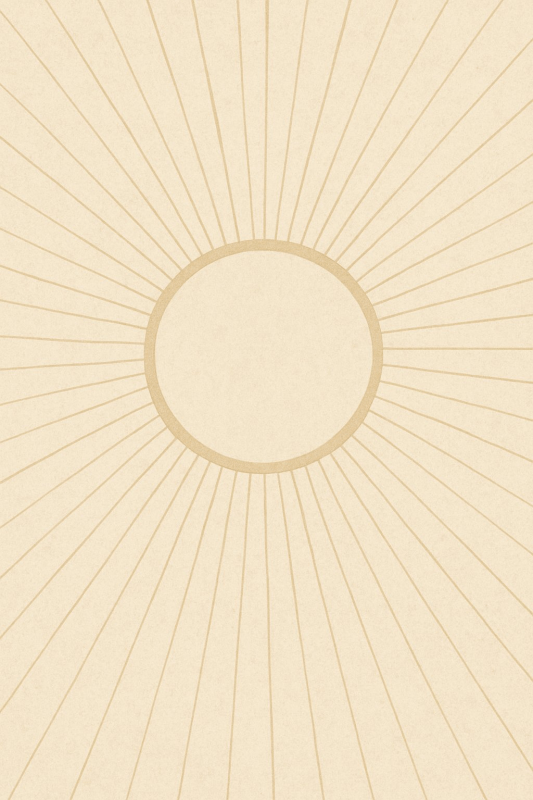 Beżowa Sztuka Ścienna Sunburst - CasaNookDecor
