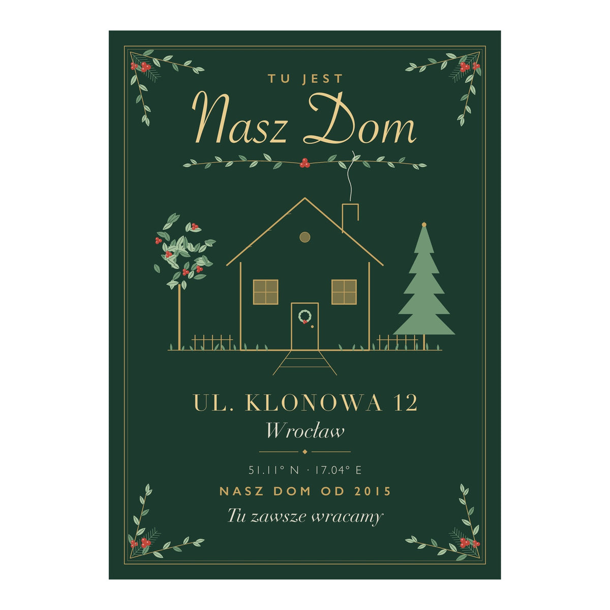 Zestaw 3 plakatów „Nasza Historia”: rodzina, dom i mapa nieba, zdjęcie 5