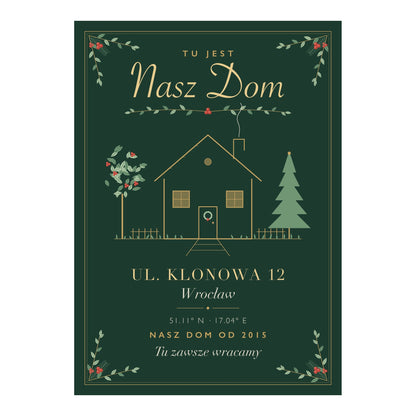 Zestaw 3 plakatów „Nasza Historia”: rodzina, dom i mapa nieba, zdjęcie 5