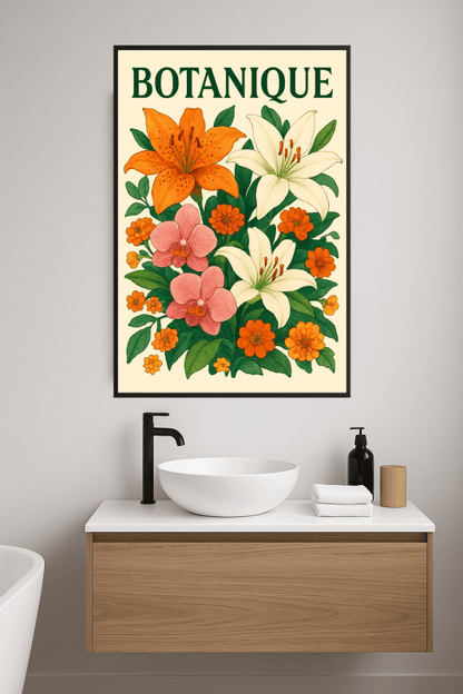 Botaniczny Druk Sztuki Kwiatowej - CasaNookDecor