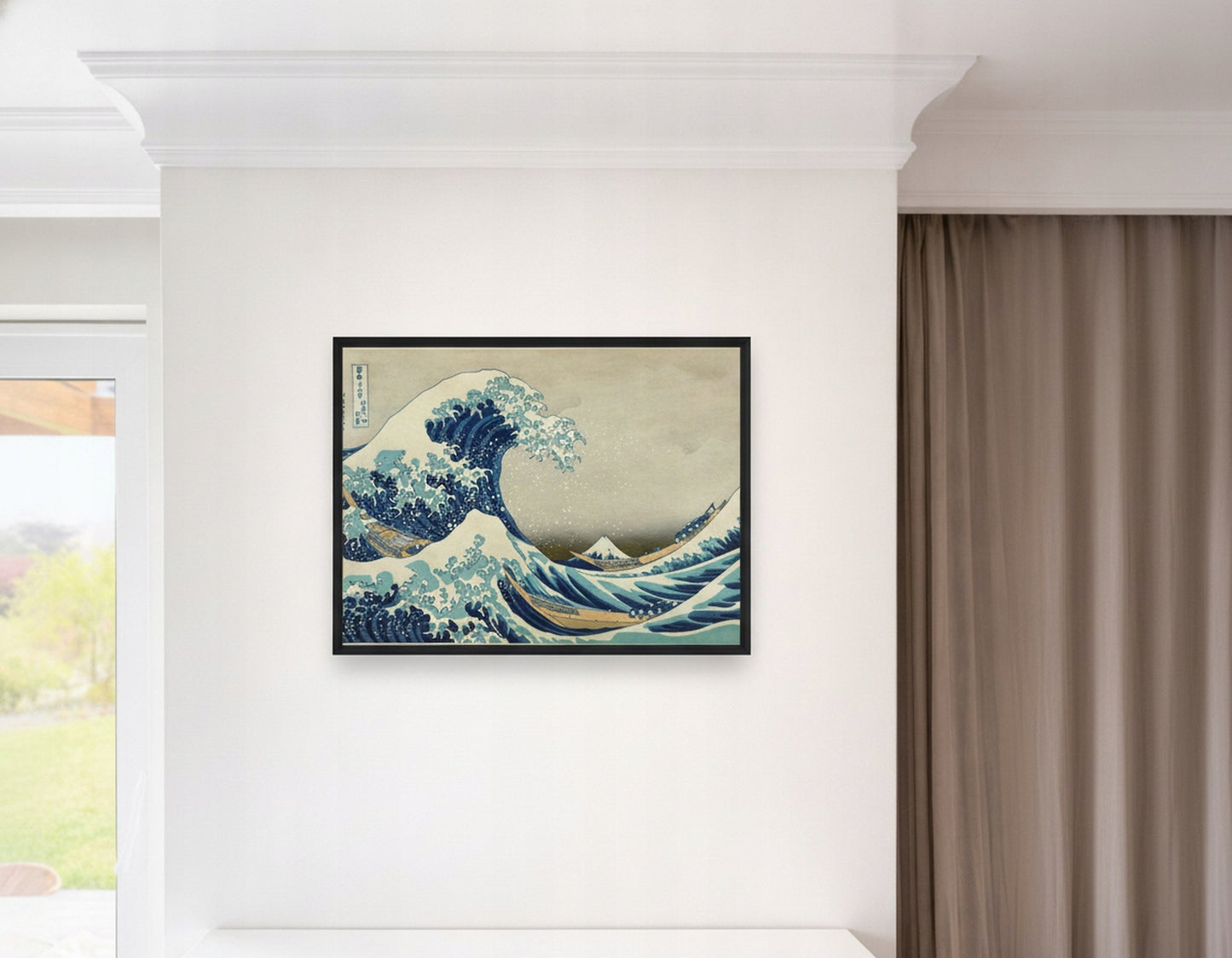 Wielka Fala W Kanagawie Hokusai — Plakat – plakat do druku