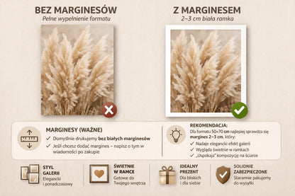 Trawy Pampasowe Boho — Zestaw 3 Plakaty