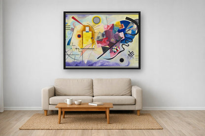 Żółty Czerwony Niebieski Kandinsky — Plakat