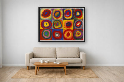 Kwadraty Z Kołami Kandinsky — Plakat