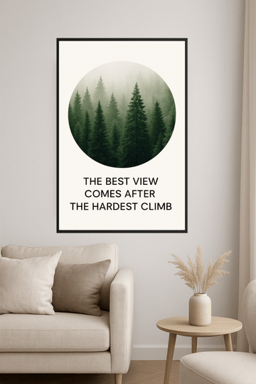 Cytat z Mgistego Lasu w Ramce - CasaNookDecor – plakat do druku