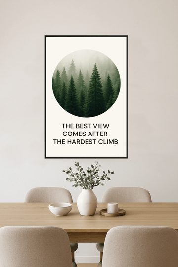 Cytat z Mgistego Lasu w Ramce - CasaNookDecor – plakat do druku