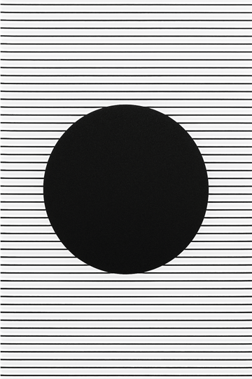 Czarny Krąg - Druk Sztuki - CasaNookDecor – plakat do druku