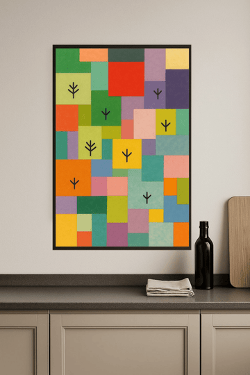 Czerwony, Zielony I Fioletowy - CasaNookDecor – plakat do druku