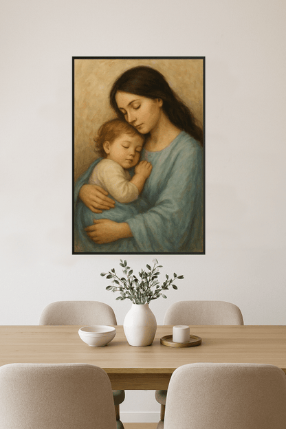 Czuły Uścisk Matki I Dziecka - CasaNookDecor