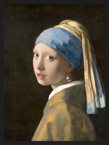 Dziewczyna Z Perłą Vermeer — Plakat – plakat do druku