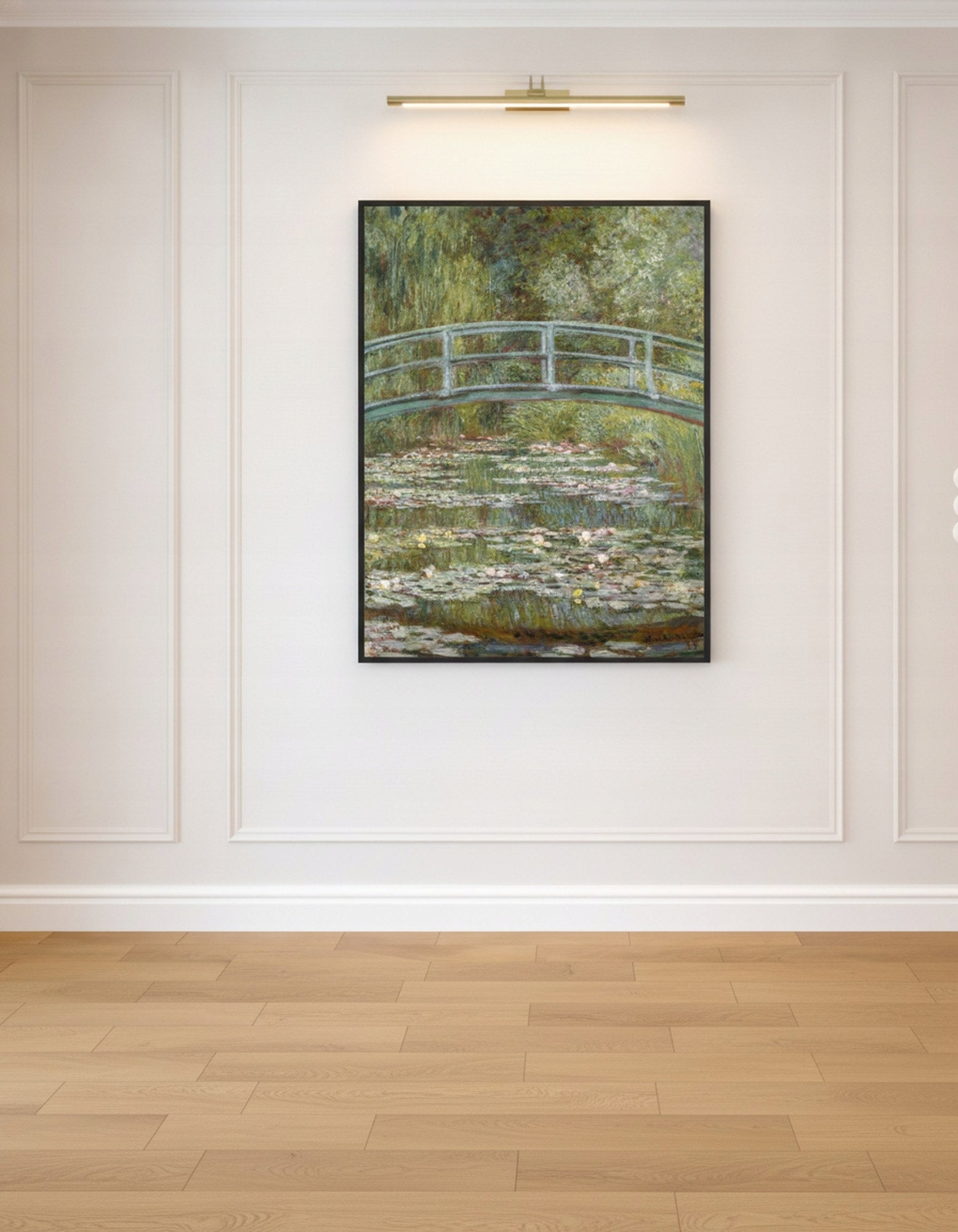 Staw Z Liliami Wodnymi Monet — Plakat