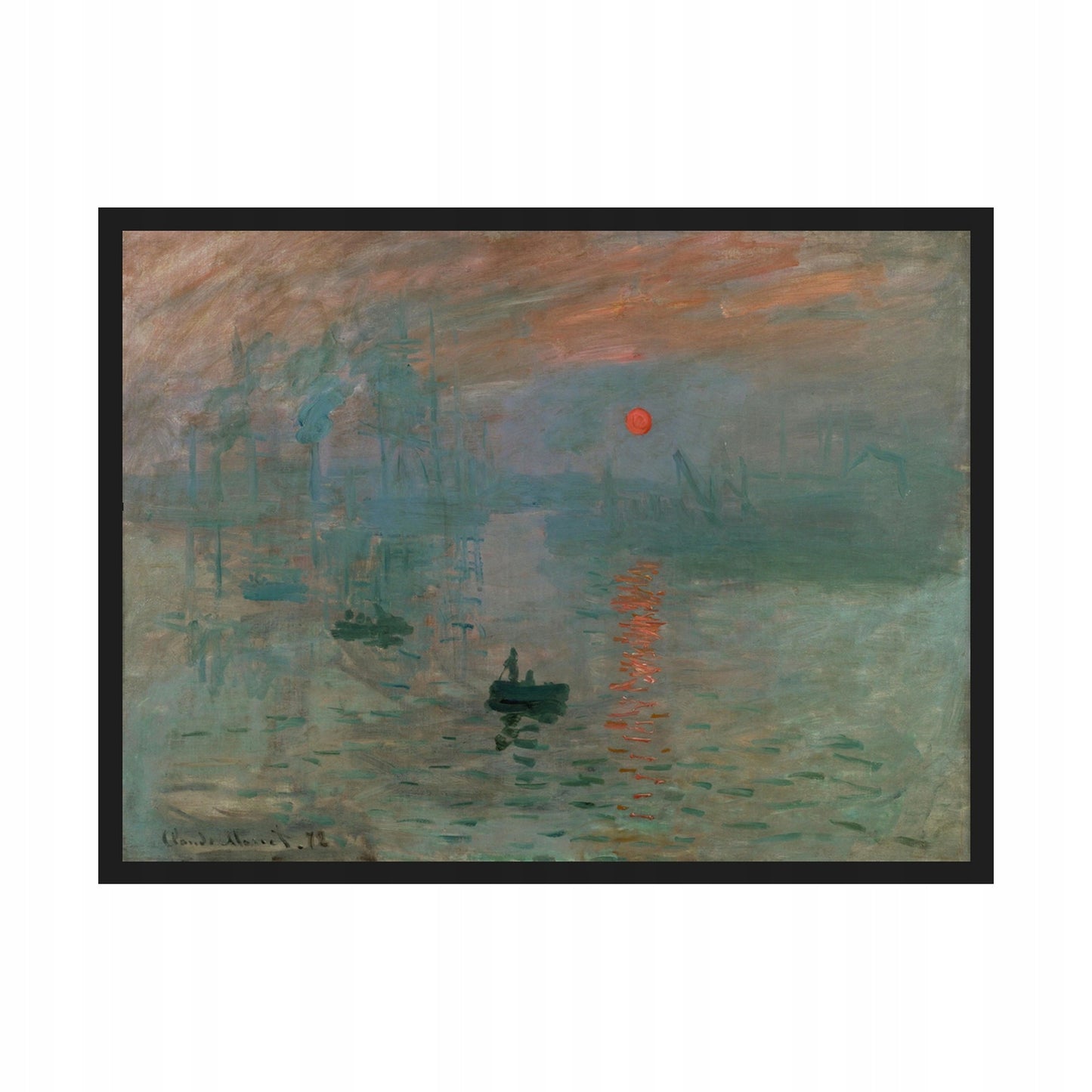 Impresja Wschód Słońca Monet — Plakat – plakat do druku