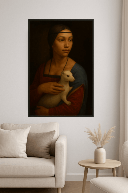 Dama Z Gronostajem Portret - CasaNookDecor
