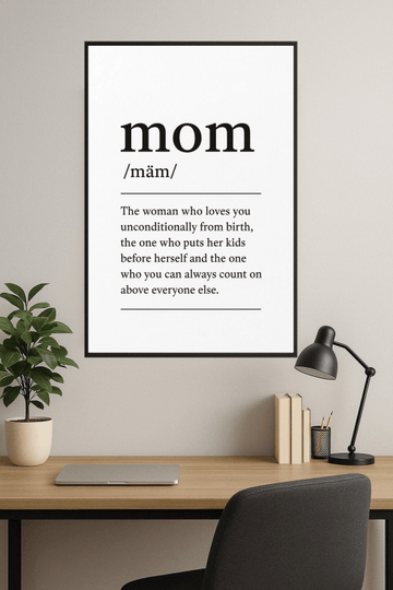 Definicja Mamy - Plakat - CasaNookDecor – plakat do druku