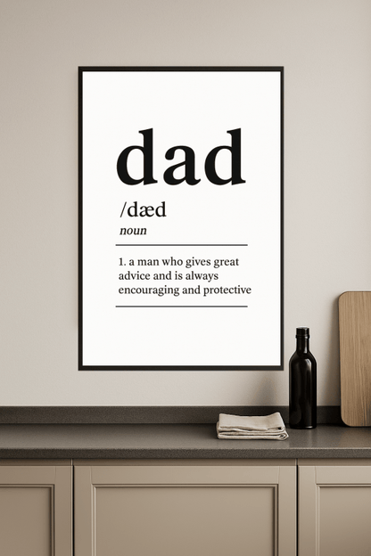 Definicja Taty Wydrukowana - CasaNookDecor