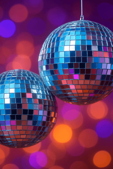 Dekoracja Kuli Dyskotekowej - CasaNookDecor – plakat do druku
