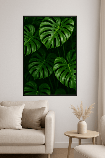 Dekoracja Liści Monstery - CasaNookDecor – plakat do druku