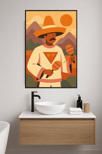 Desert Fiesta Plakat Artystyczny - CasaNookDecor – plakat do druku