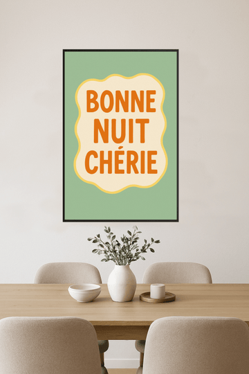 Dobranoc, Kochanie - Druk Sztuki - CasaNookDecor – plakat do druku