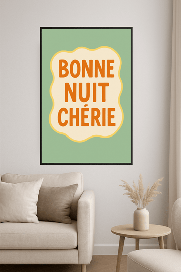 Dobranoc, Kochanie - Druk Sztuki - CasaNookDecor – plakat do druku