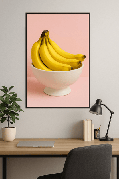 Dojrzałe Banany W Białej Misce - CasaNookDecor