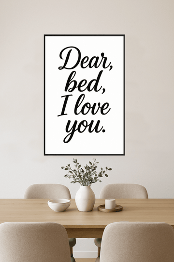 Droga Sztuka Ścienna z Łóżka - CasaNookDecor