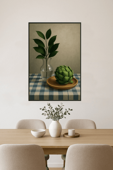 Druk Artystyczny Martwej Natury z Karczochami - CasaNookDecor – plakat do druku