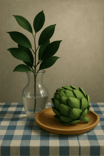 Druk Artystyczny Martwej Natury z Karczochami - CasaNookDecor – plakat do druku