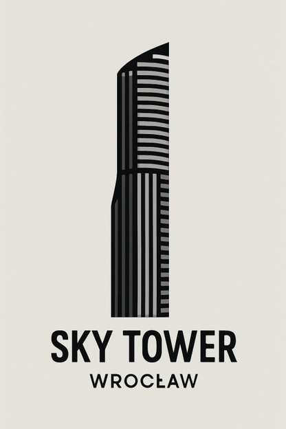 Druk Artystyczny Sky Tower Wrocław - CasaNookDecor