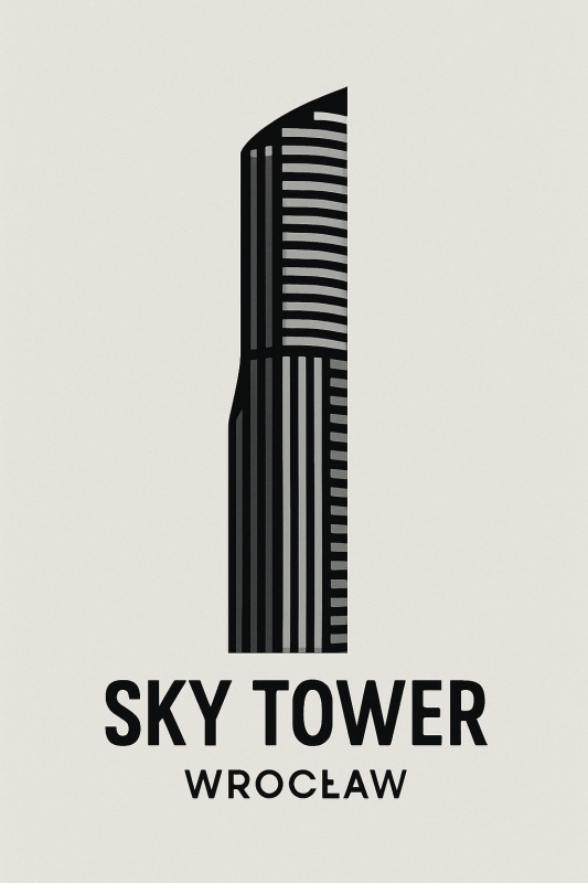 Druk Artystyczny Sky Tower Wrocław - CasaNookDecor