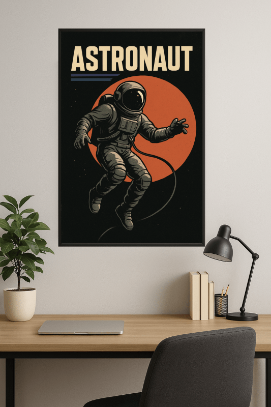Druk Sztuki Astronauty w Kosmosie - CasaNookDecor