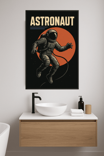 Druk Sztuki Astronauty w Kosmosie - CasaNookDecor – plakat do druku