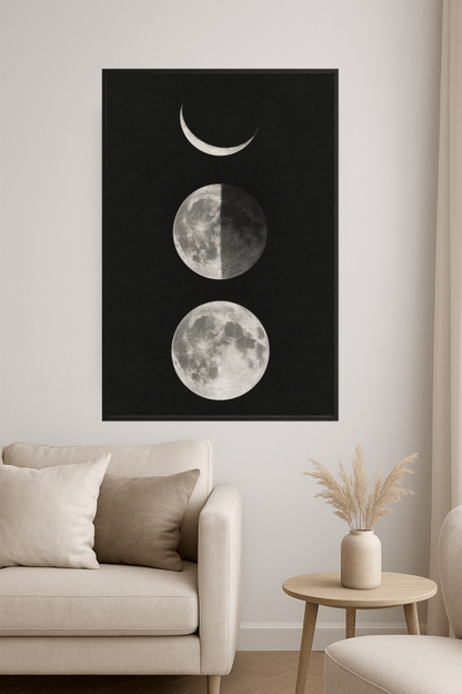 Druk Sztuki Fazy Księżyca - CasaNookDecor