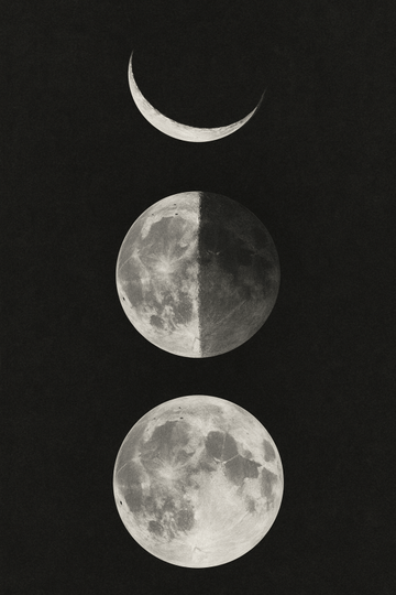 Druk Sztuki Fazy Księżyca - CasaNookDecor – plakat do druku