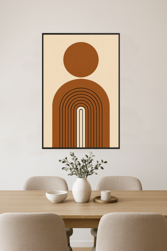 Druk Sztuki Geometrycznej - CasaNookDecor