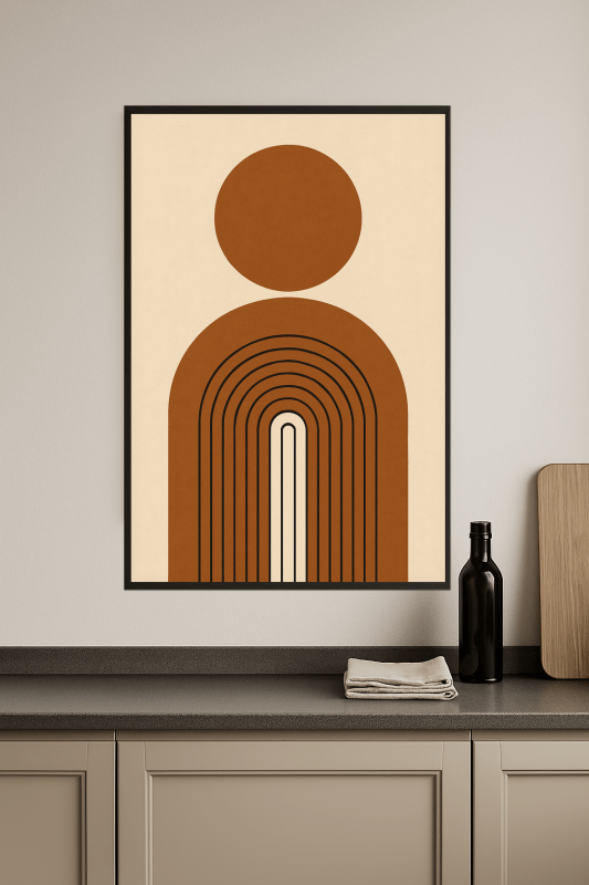 Druk Sztuki Geometrycznej - CasaNookDecor