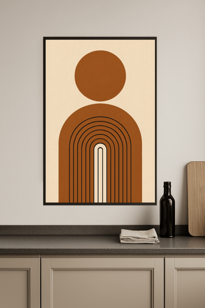 Druk Sztuki Geometrycznej - CasaNookDecor