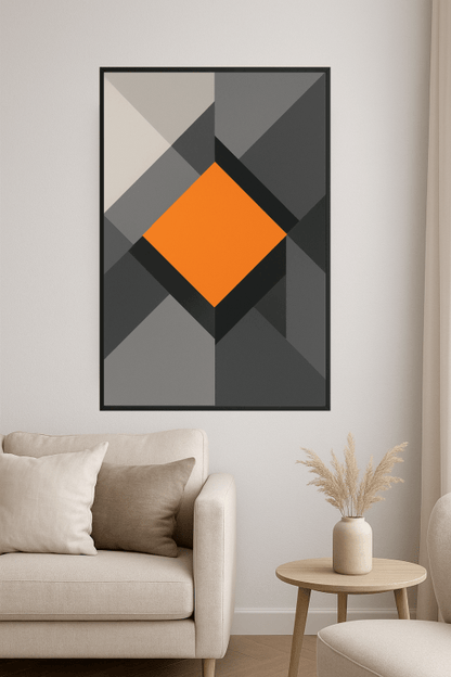 Druk Sztuki Geometrycznej - CasaNookDecor