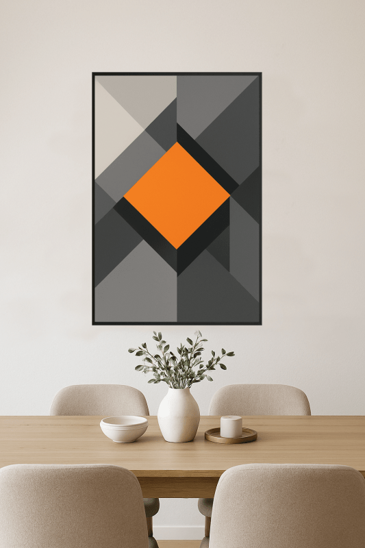 Druk Sztuki Geometrycznej - CasaNookDecor