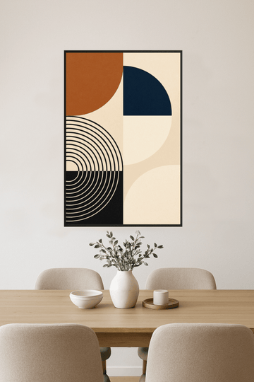 Druk Sztuki Geometrycznej - CasaNookDecor